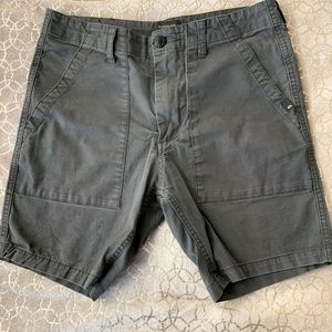 Quicksilver gray shorts. Size 28. Good condition